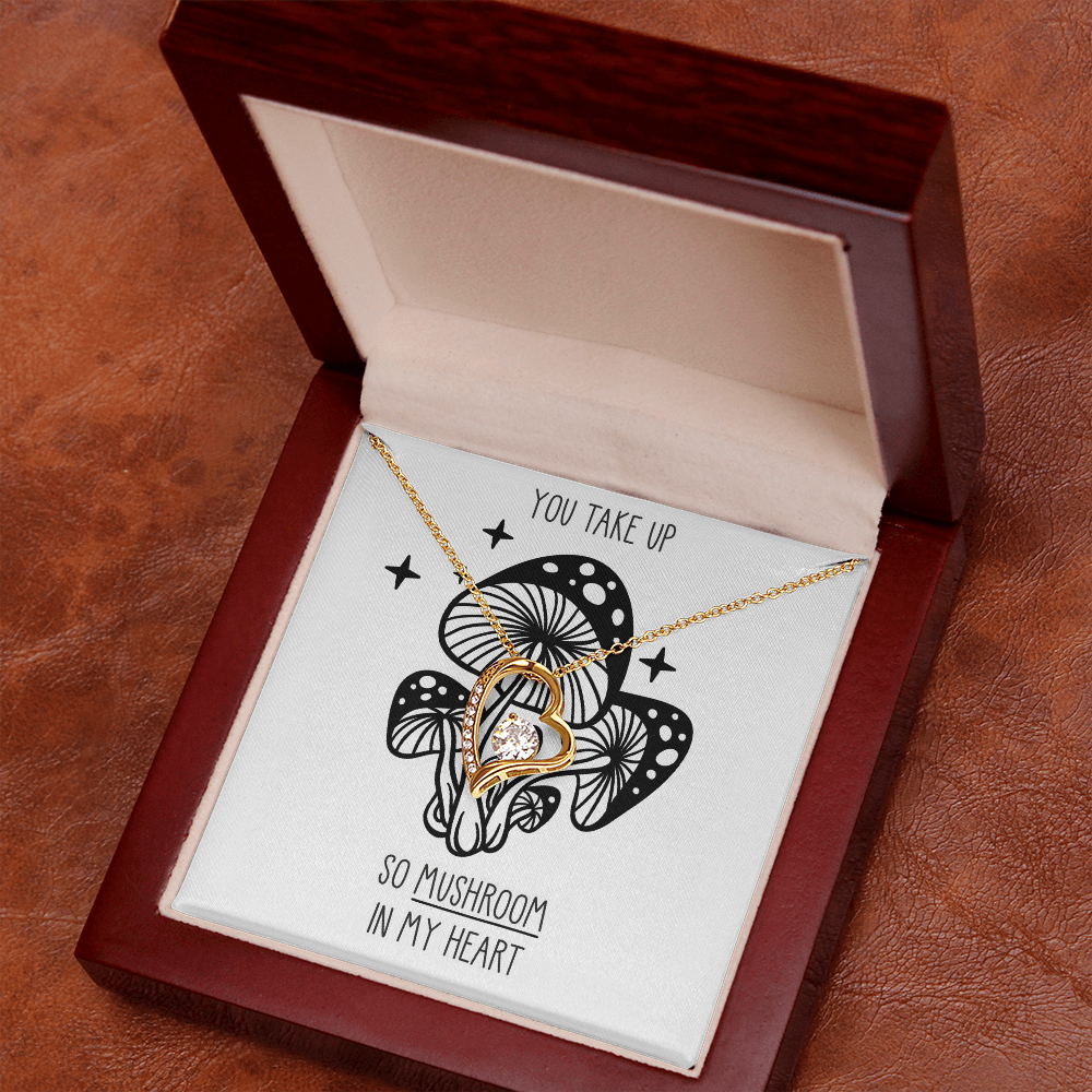 Mushroom In My Heart Necklace