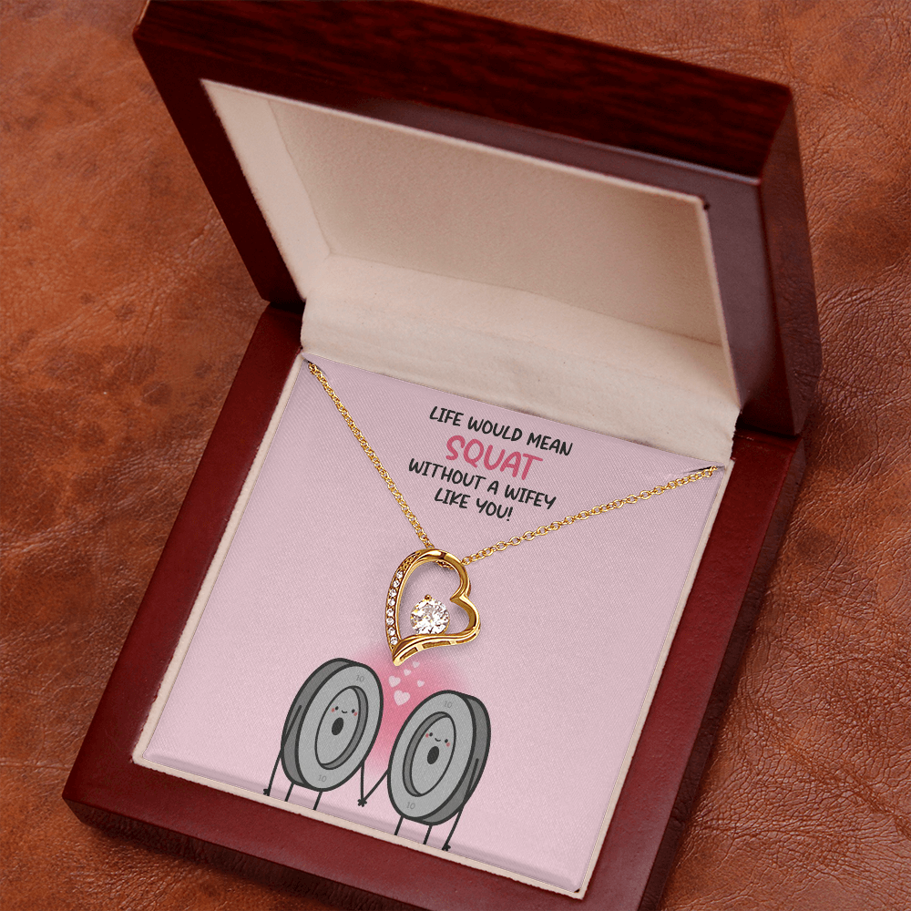 Life Without Squat Necklace