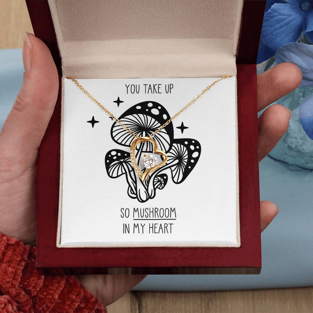 Mushroom In My Heart Necklace