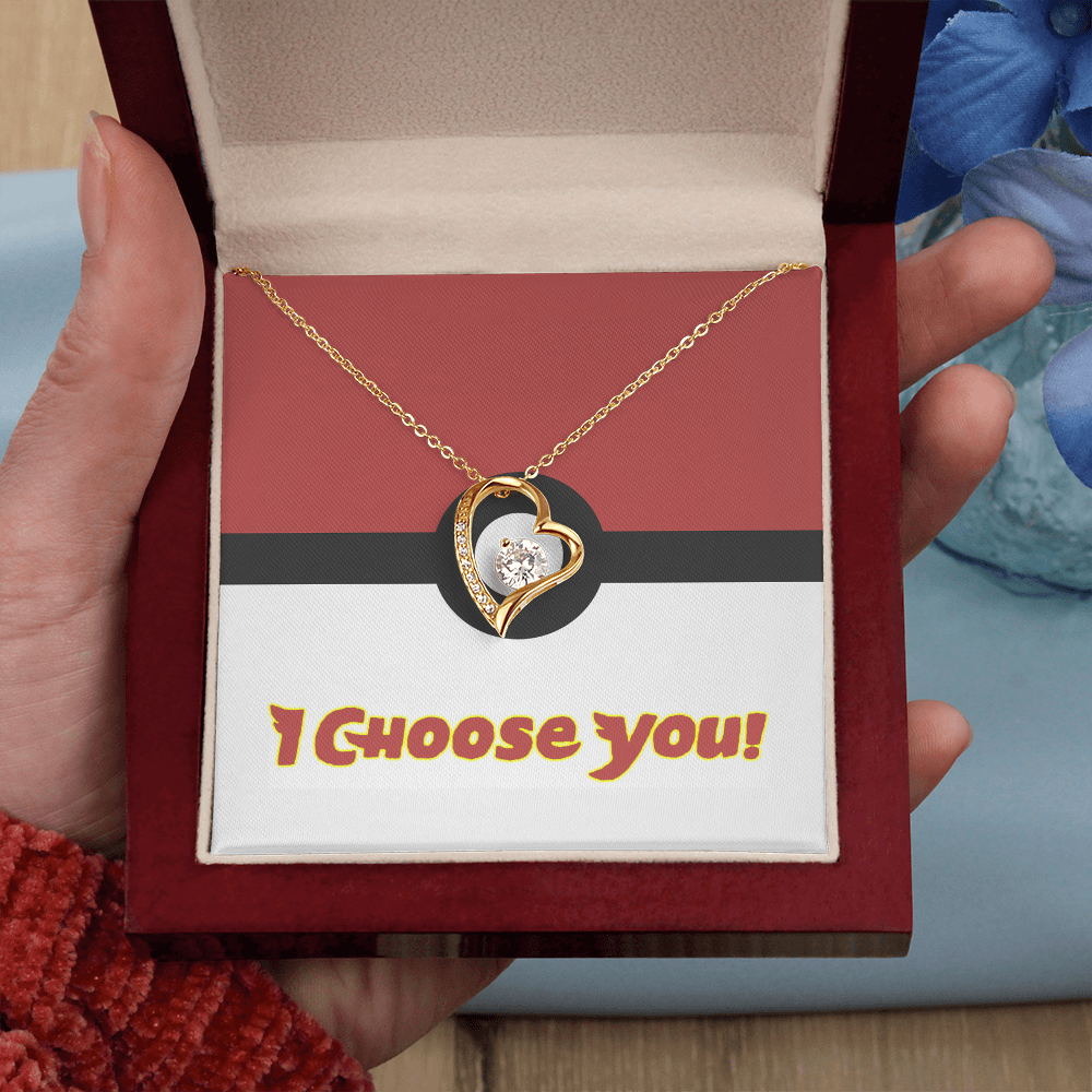 I Choose You Pokémon Necklace