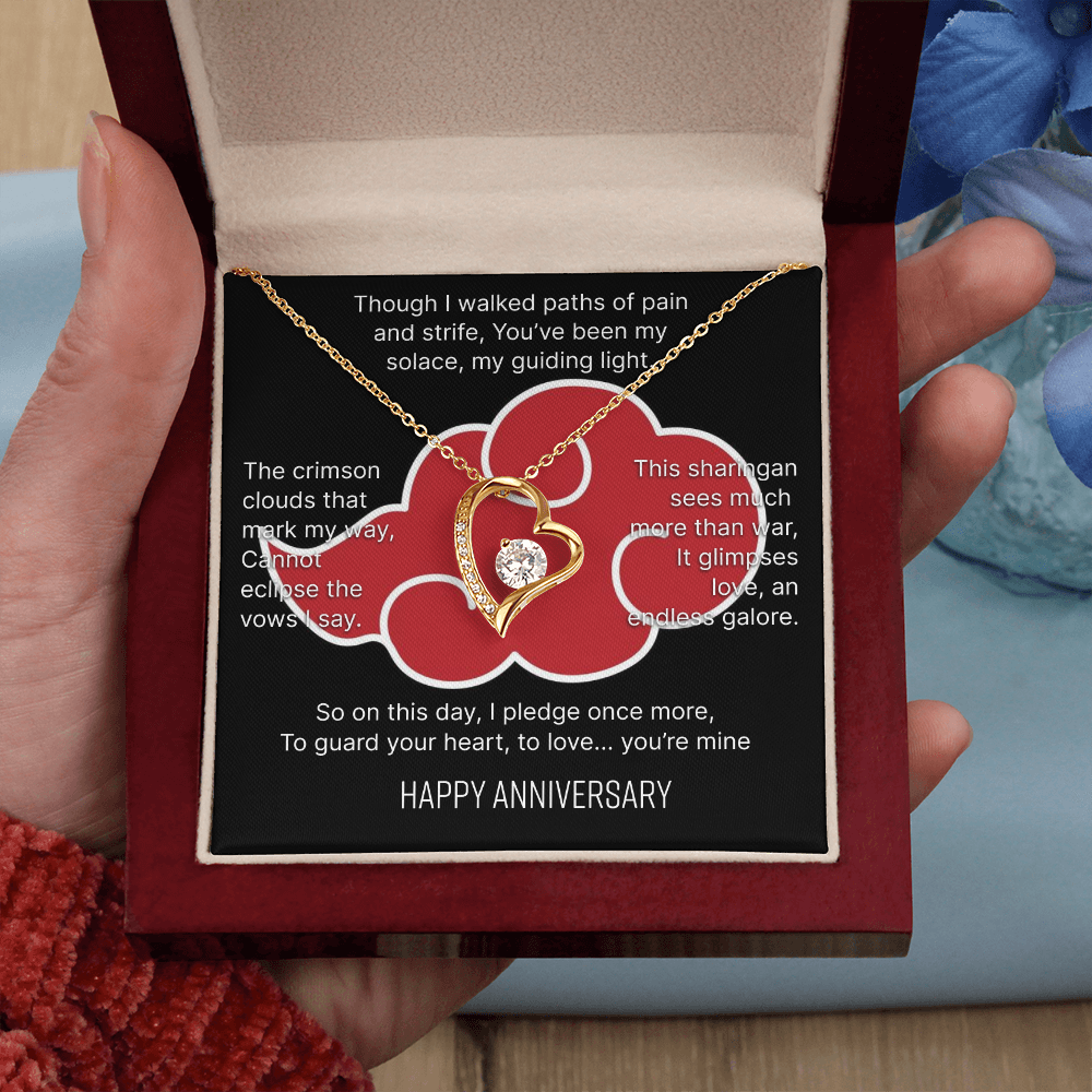 Akatsuki Crimson Cloud Anniversary Necklace