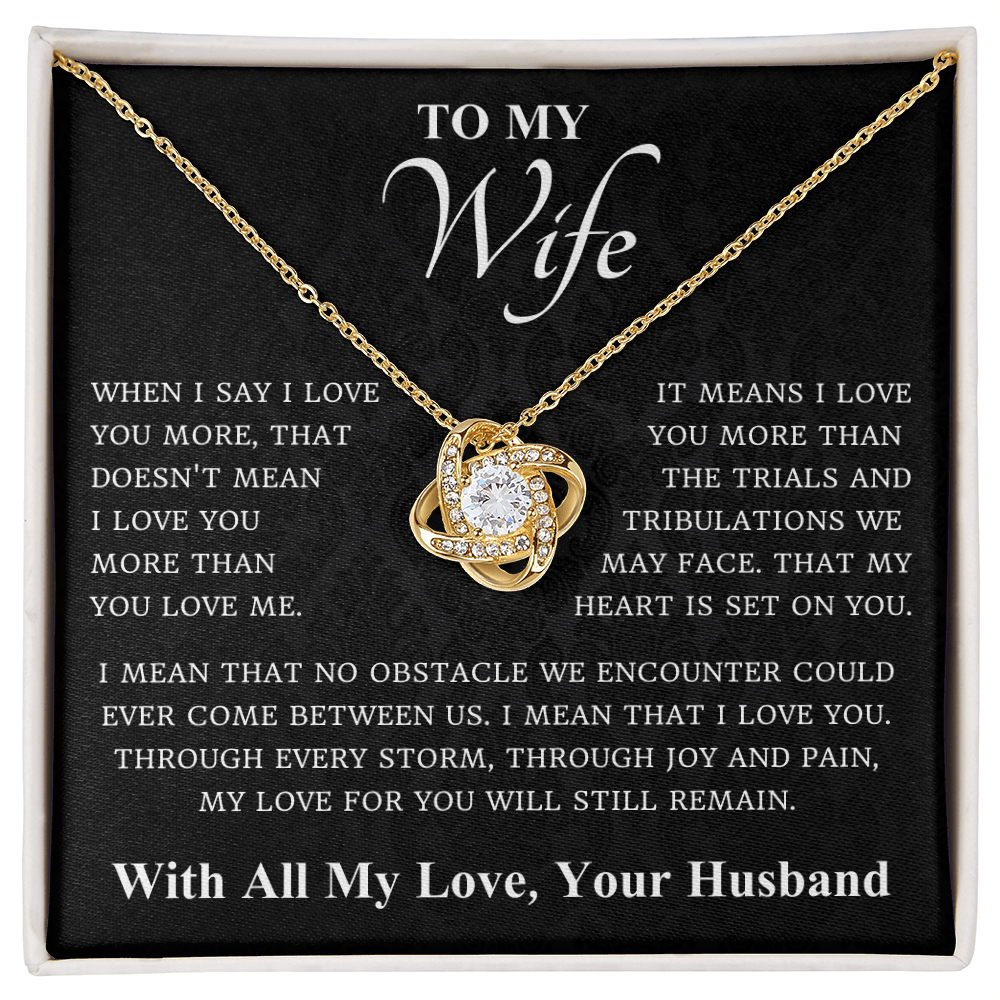 When I Say I love You