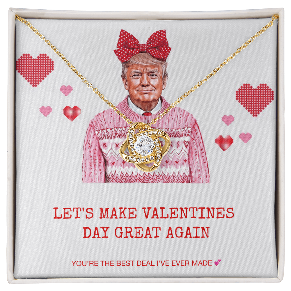 Trump Valentine's Day Necklace