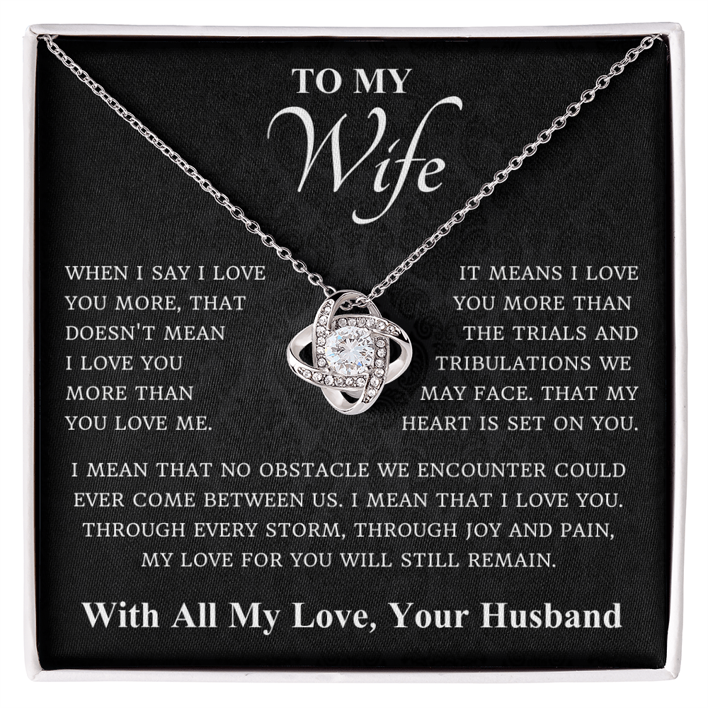 When I Say I love You