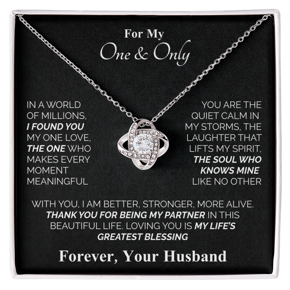 For My One & Only Necklace