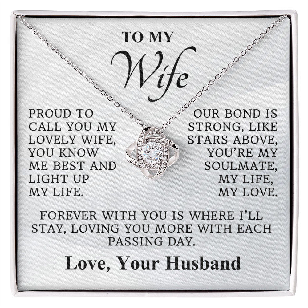 To My Lovely Wife Necklace