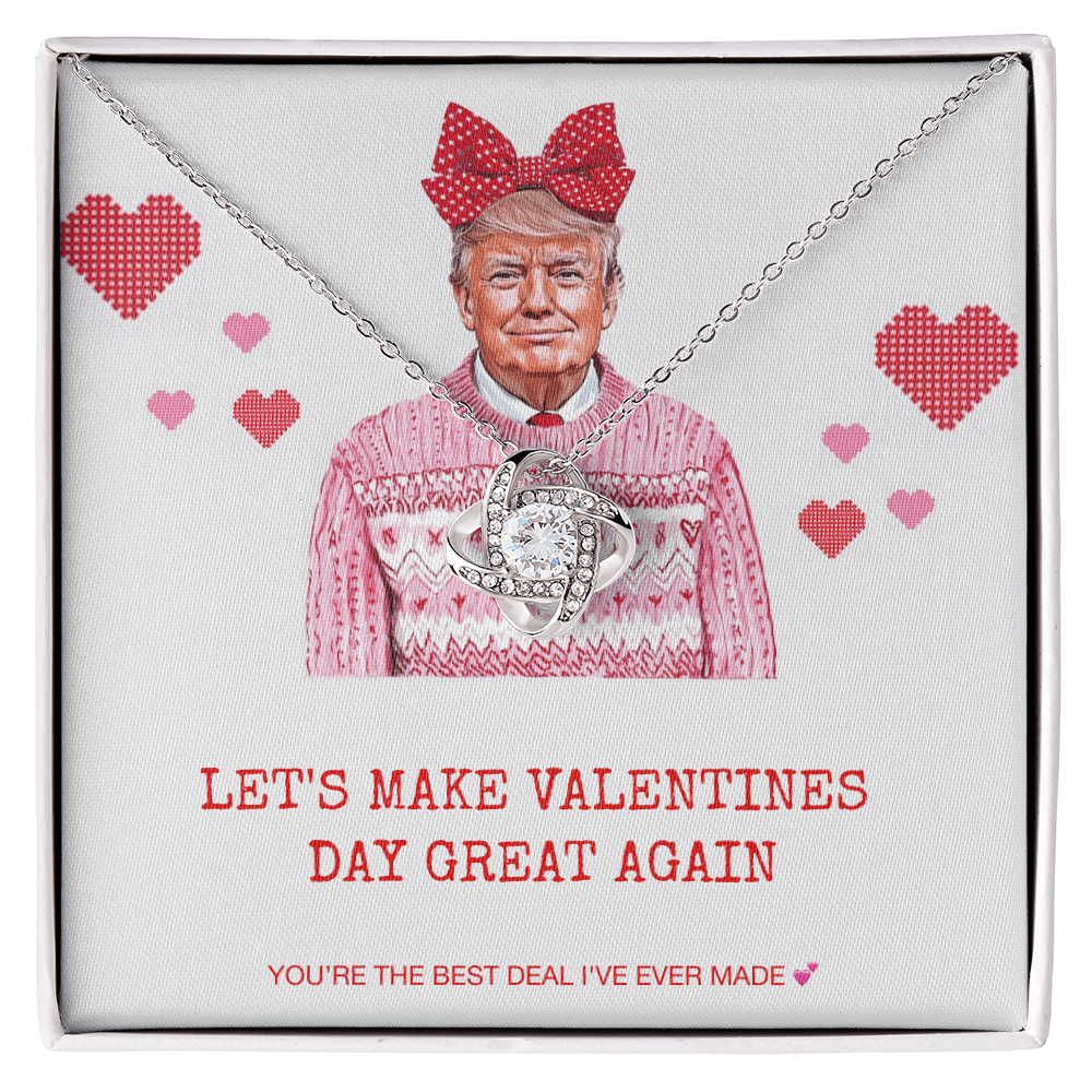 Trump Valentine's Day Necklace