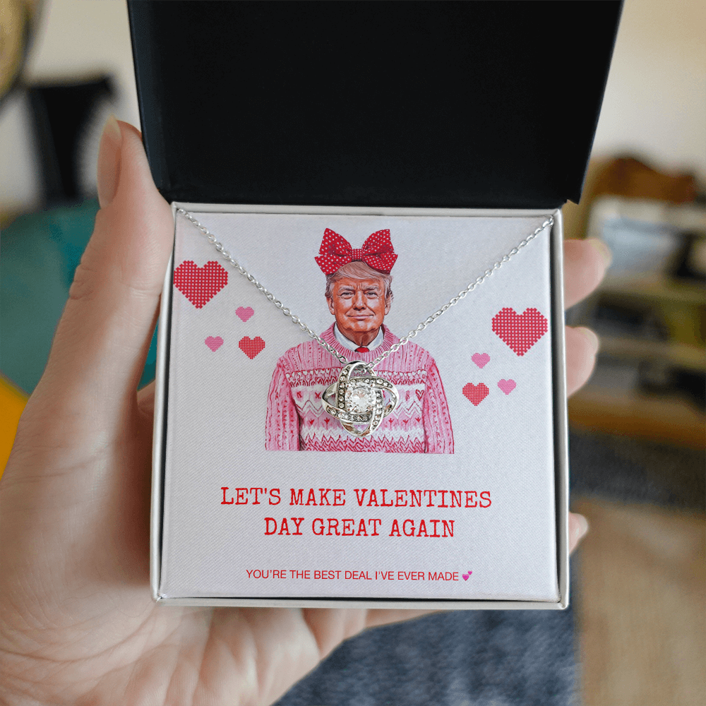 Trump Valentine's Day Necklace