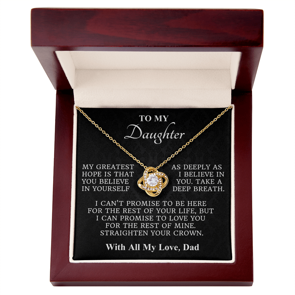 Straighten Your Crown Necklace