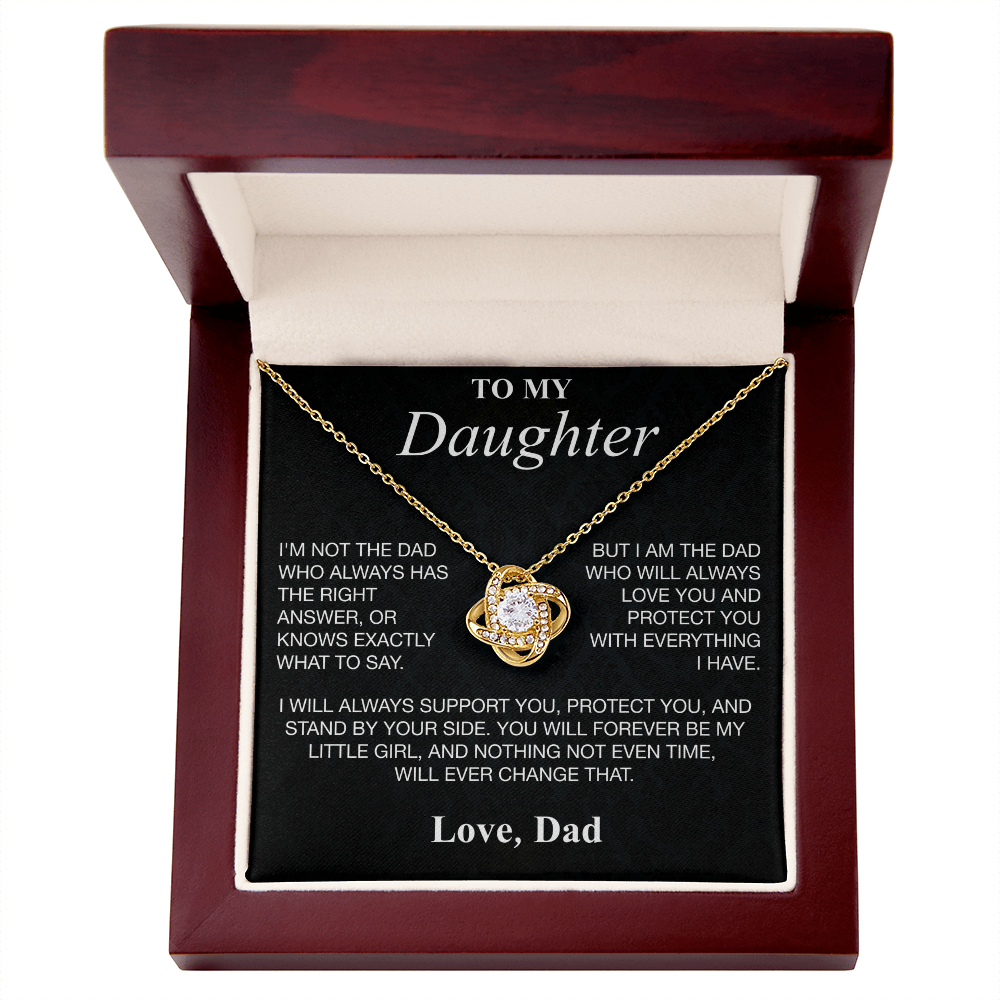 To My Daughter, Love Dad Necklace