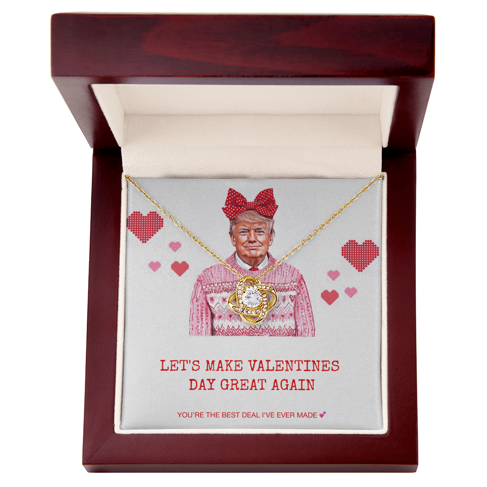 Trump Valentine's Day Necklace