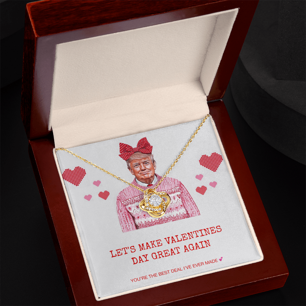 Trump Valentine's Day Necklace