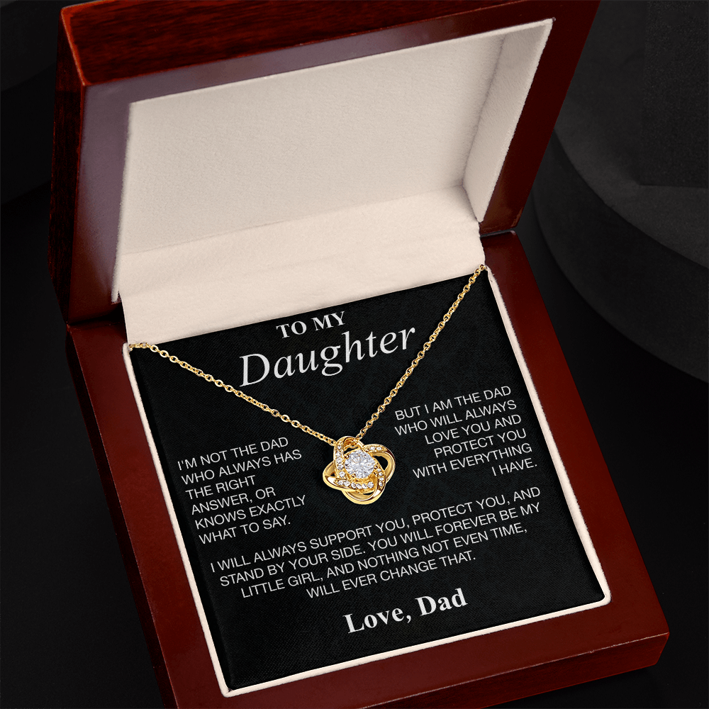 To My Daughter, Love Dad Necklace
