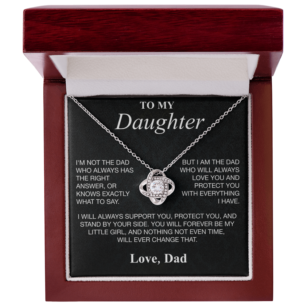 To My Daughter, Love Dad Necklace