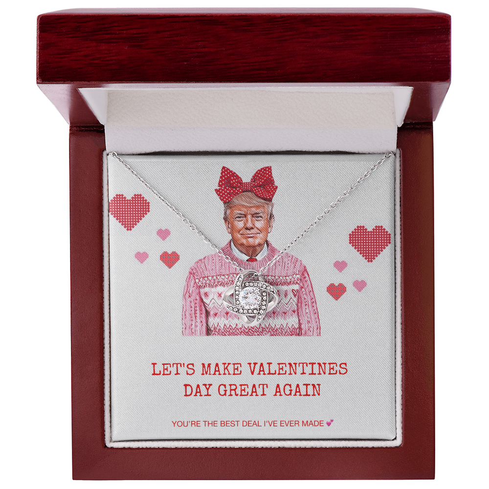Trump Valentine's Day Necklace