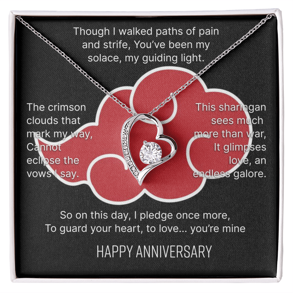 Akatsuki Crimson Cloud Anniversary Necklace