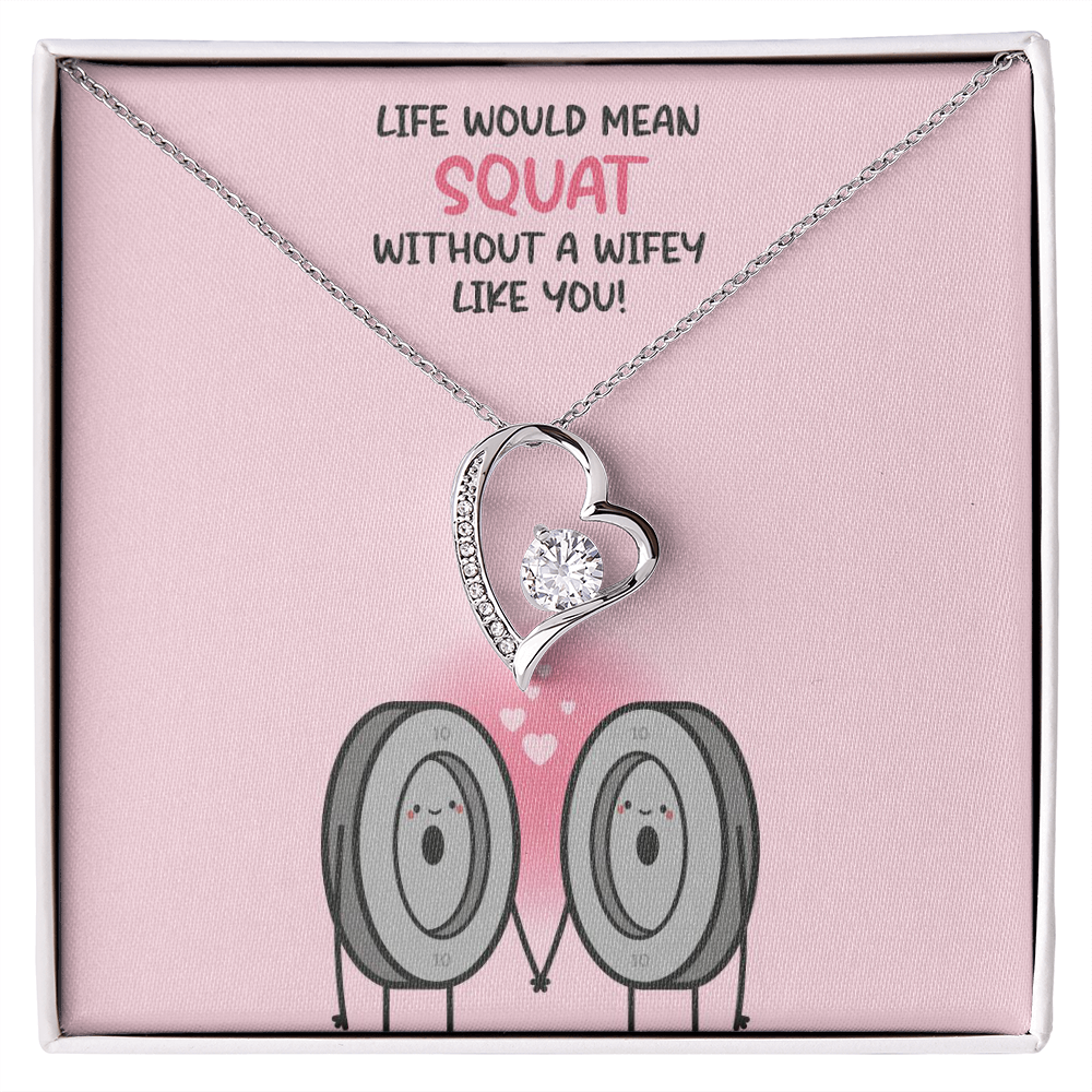 Life Without Squat Necklace