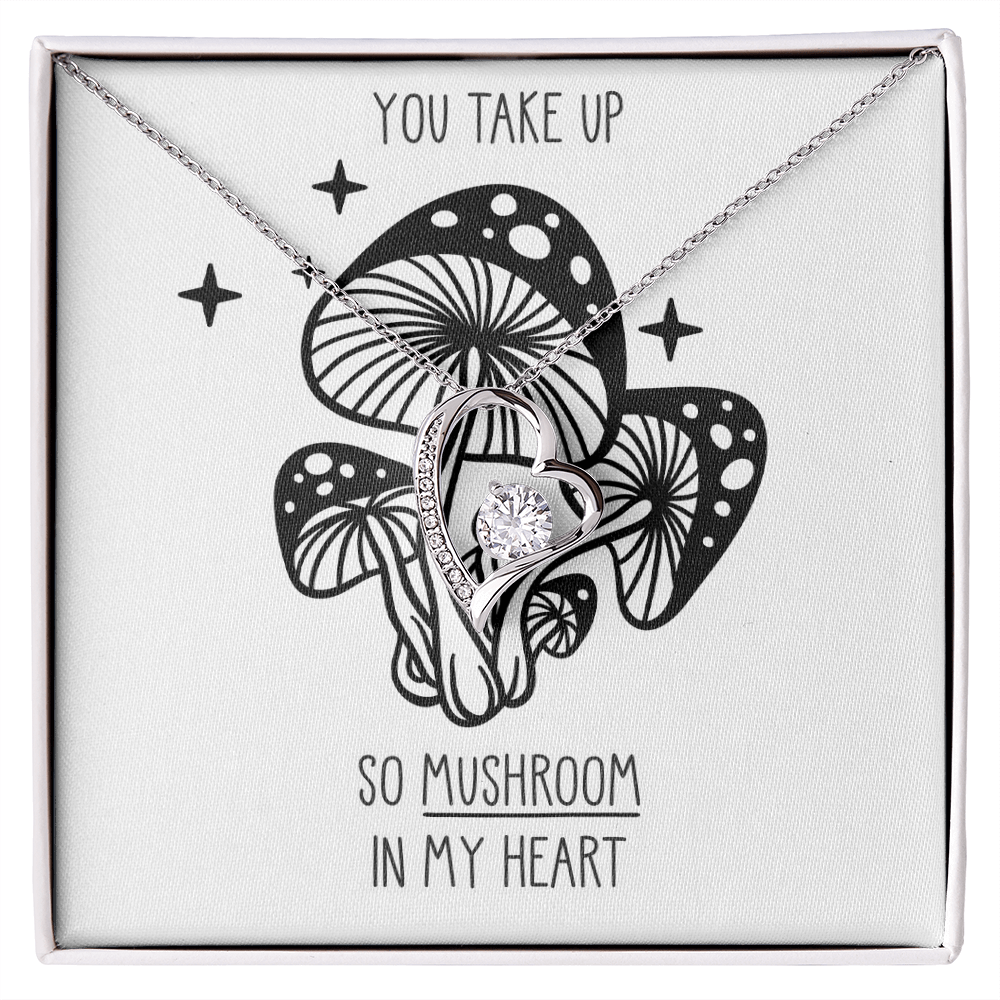 Mushroom In My Heart Necklace