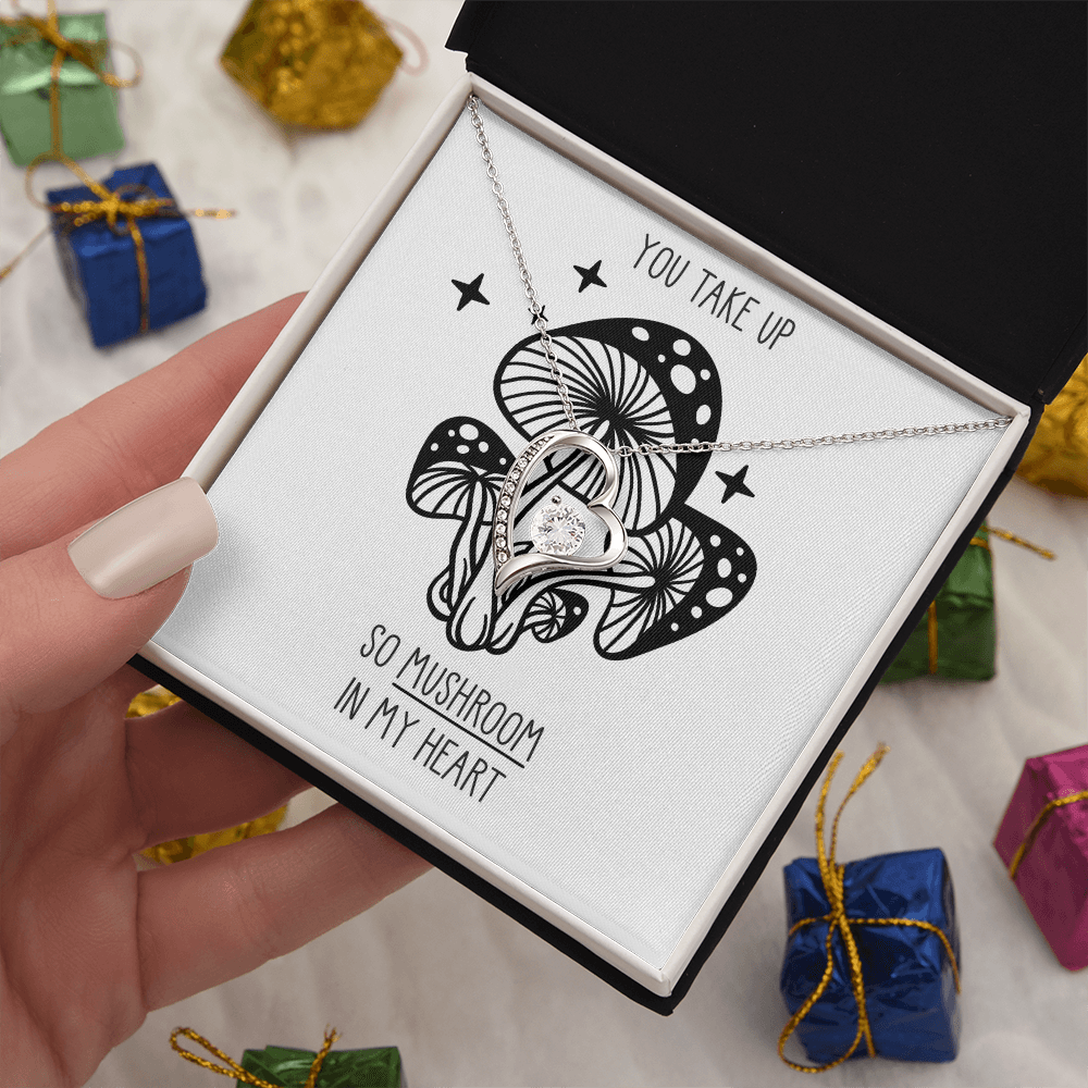 Mushroom In My Heart Necklace