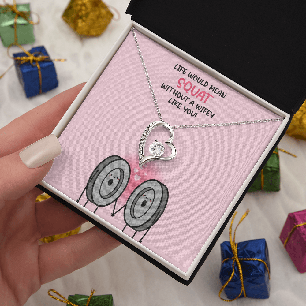 Life Without Squat Necklace