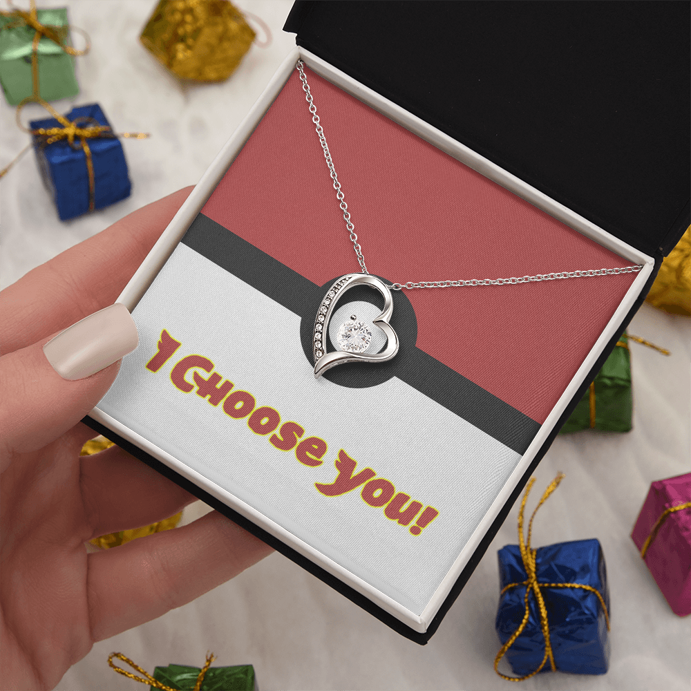 I Choose You Pokémon Necklace