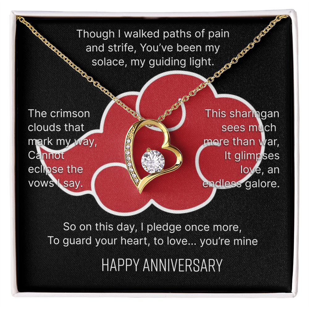 Akatsuki Crimson Cloud Anniversary Necklace