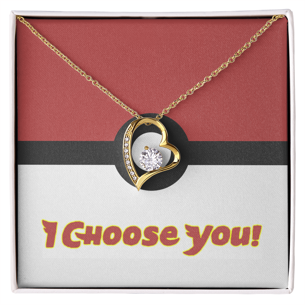 I Choose You Pokémon Necklace
