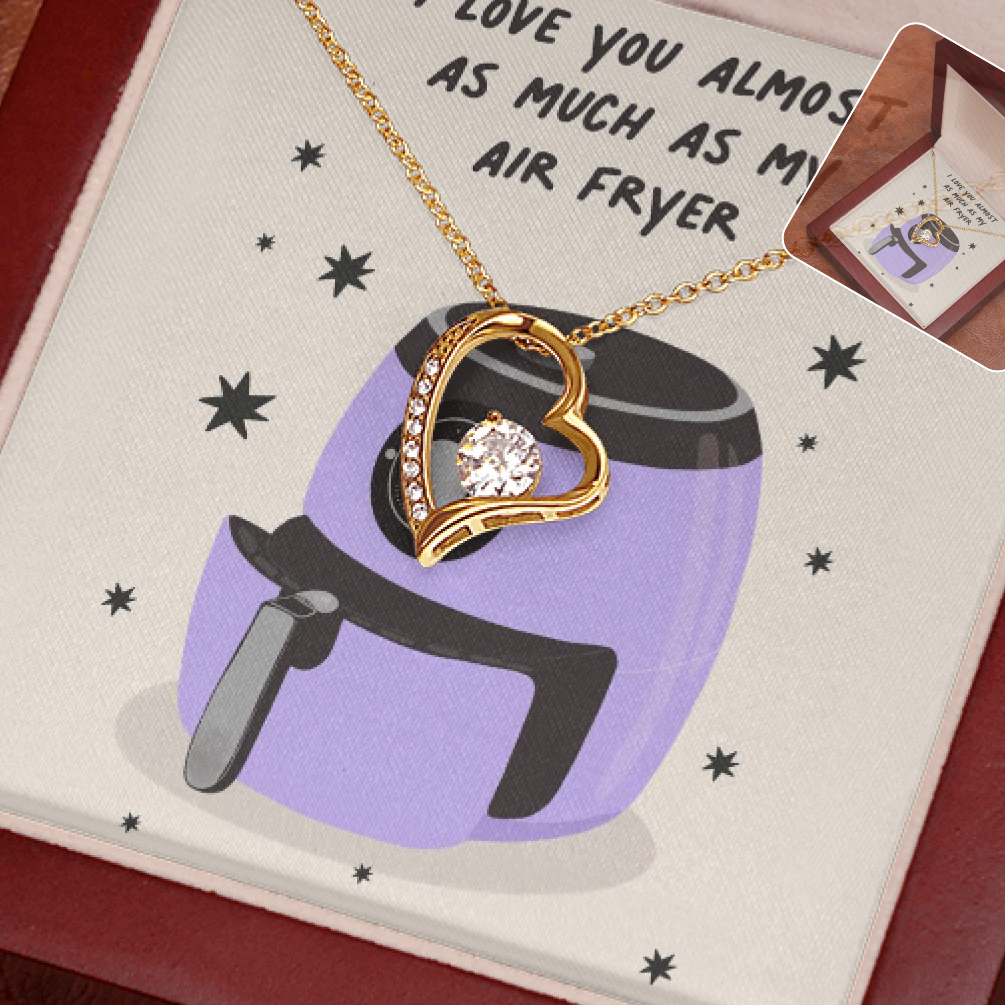 Air Fryer Love Necklace