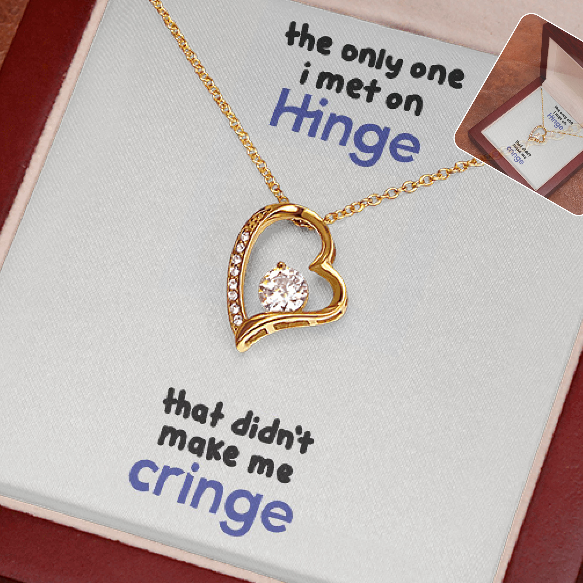 No Cringe, Hinge Necklace