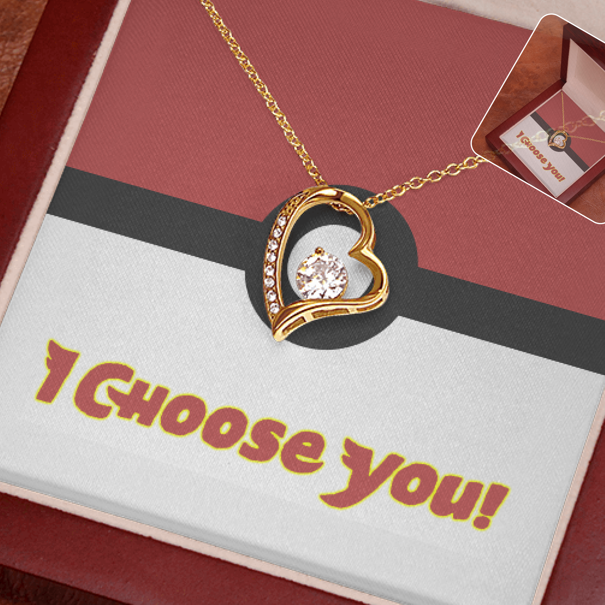 I Choose You Pokémon Necklace