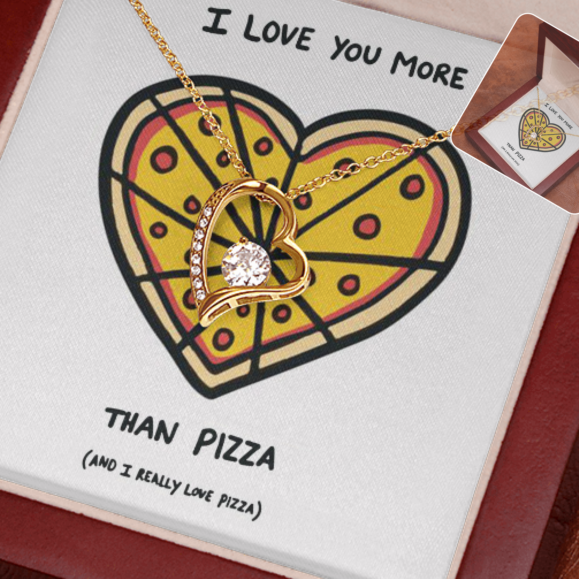 More Than Pizza Necklace