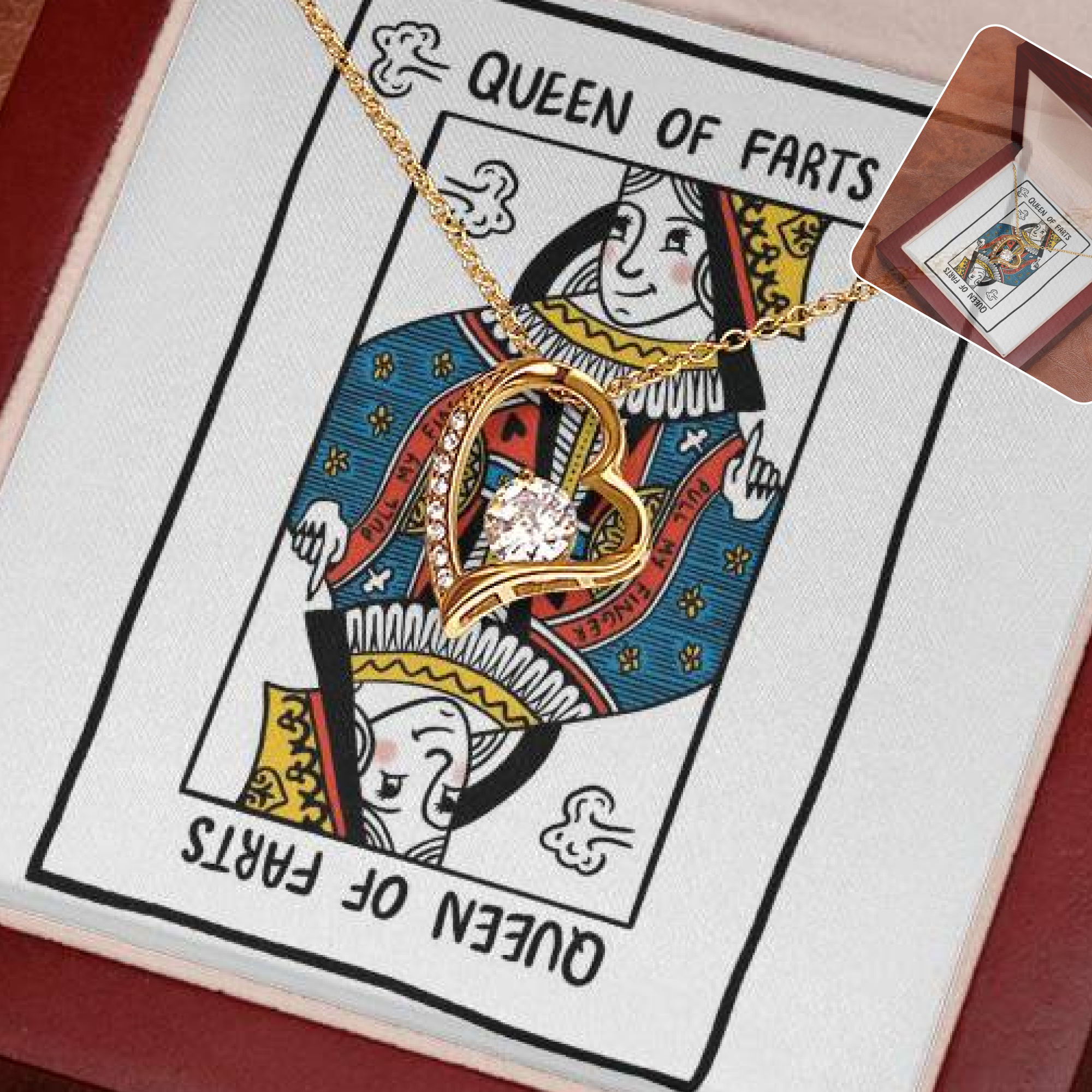 Queen Of Farts Necklace
