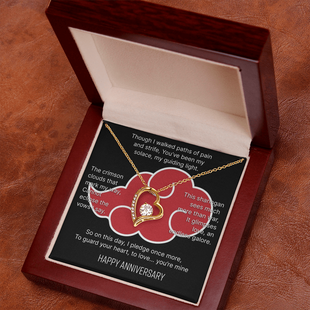 Akatsuki Crimson Cloud Anniversary Necklace