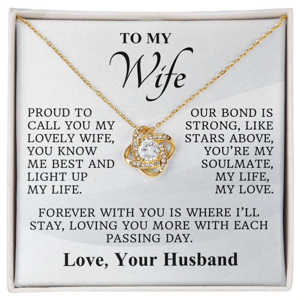 To My Lovely Wife Necklace