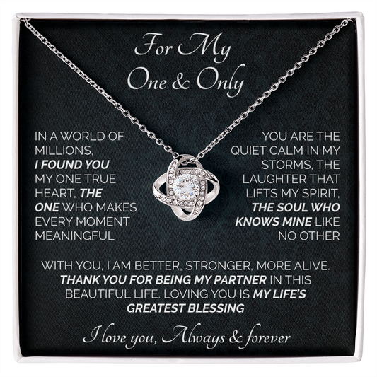 My One & Only Love Pendant