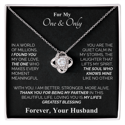 For My One & Only Necklace