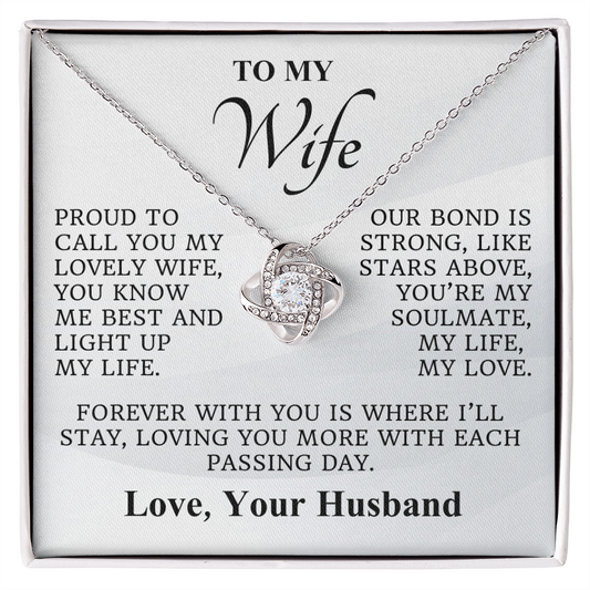 To My Lovely Wife Necklace