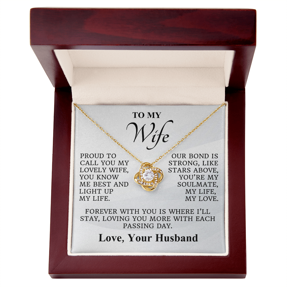 To My Lovely Wife Necklace