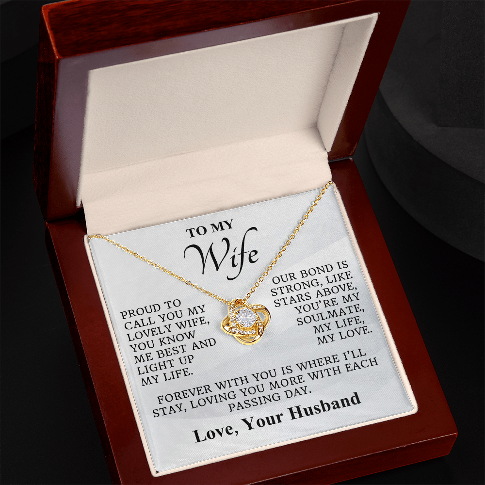 To My Lovely Wife Necklace