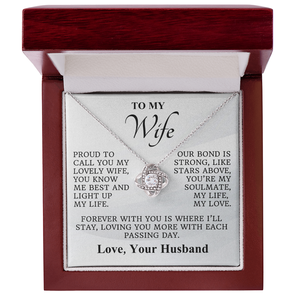 To My Lovely Wife Necklace